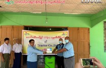 雷沃协助缅甸经销商向当地农业银行捐赠防疫物品